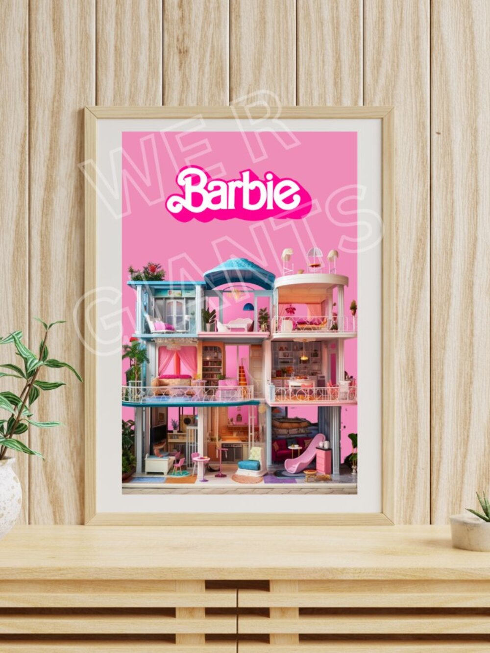 BARBIE DREAM HOUSE ARTWORK 11 x 17